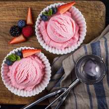 1pc Durable Spherical Food Scoop, Suitable For Fruit Scoop Food Safety, Ice Cream And Fruit Spoon,Heavy Duty Medium Ice Cream/Cookie Dough Scoop