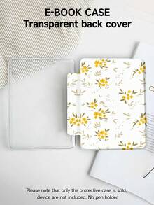 1 Pc Flowers Tablet Case & Kindle E-Book Case Compatible With IPad 10th Generation, IPad 10.2/Mini6/Mini7/9.7 Inches, Compatible With Samsung Galaxy Tab A9 Plus, Kindle (11th Generation-2024 Release)(6 Inch), Kindle Paperwhite 12th Gen 2024, Great Holiday Gift, Stylish And Simple Pattern. - Multicolor - View 10