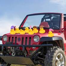 黄色迷你橡皮鸭洗澡玩具，可爱又有趣的浴缸玩具，送给男孩女孩的绝佳礼物，适合家庭聚会、主题派对、学生奖励等场合的小礼物。 - 彩色 - 查看 5