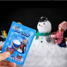 DIY Artificial Snow Powder, Christmas Fake Snow For Window Display, Prop Decoration, Polyacrylic Sodium Simulated Snow - Multicolor - View 7