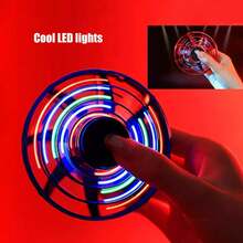 1pc/2pcs Levitating Finger Spinner, Air Power Gyro Spinner With Free Flight Rotation, Creative Sensor Flying Toy For Teens