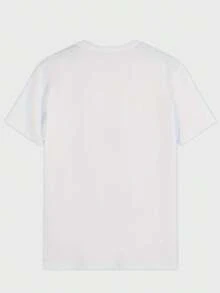 Uicideboy Cigarette Pack Graphic T Shirt, Graphic Tees, Summer Round Neck Short Men's T Shirt,Pure 220 Grams Cotton Sleeved T-Shirts, Halloween - White - View 2