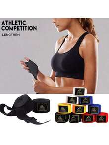 Băng quấn tay bảo vệ thoáng khí, lý tưởng cho MMA và các môn thể thao khác! Băng quấn tay Muay Thai/Kickboxing unisex, băng quấn tay chiến đấu/võ thuật, phù hợp cho đấm bốc, găng tay tập luyện Muay Thai. - Nhiều màu - Xem 12