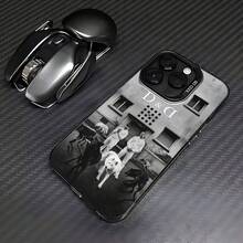 Funda de teléfono DJADJA DINAZ On s Promet -  16, 15, 14, 13, 12, 11 Pro Max, X, XR, XS Max, 8, 7 Plus, cubierta trasera mate anti-caída - Mezcla de colores - Ver 2