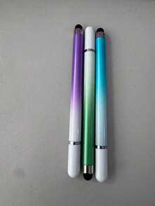2-In-1 High Precision Silicone Disc Tip Stylus Pen For Smartphones, Tablets, Drawing, Writing - Compatible With Apple IPad, Tablets, Capacitive Screens - Multicolor - View 18