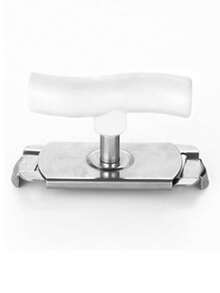 1 Piece Stainless Steel Twist Cap Opener, Universal Adjustable Bottle Opener, Thickened Lid Opener, Labor-Saving Twist Cap, Suitable For The Elderly With Weak Hands And Arthritis - Can Be Easily Used As A Bottle Opener, Can Opener And Jar Lid Opener.