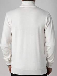 Autumn/Winter New High Collar Soft Pullover Sweater, Casual Knit Warm Top