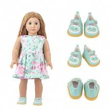 1 双 18 英寸重生婴儿娃娃鞋或袜子，可选雪地靴、皮靴、玛丽珍鞋、蝴蝶结鞋、漆皮鞋、凉鞋、心形鞋、帆布鞋、眉毛鞋、花鞋、尖头鞋、兔子鞋、布鞋、熊猫鞋、条纹袜 - 时尚可爱的娃娃鞋/袜子、儿童玩具娃娃配饰、万圣节、圣诞节礼物、圣诞袜填充物、节日派对、家居装饰、收藏品 - 娃娃鞋襪子 - 查看 10