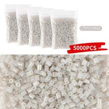 1000/2000/5000 piezas Cuentas de fusión mini de 2.6mm Cuentas de hierro de rompecabezas de píxeles Cuentas de fusión Manualidades hechas a mano de alta calidad DIY
