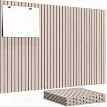 Office Large Cork Board Alternative, 6 Pieces Packed Felt Wall Tiles, Noise Reducing Felt Board, Bulletin Board Pegboard Photo Memo For Home Office Wall Decoration - Multicolor - View 1