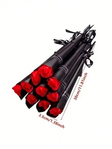 3/10 piezas Rosas artificiales, decoración de arreglos florales, regalo para novia/novio, Día de San Valentín, rosas, decoración floral para jarrón, regalos de boda para invitados y damas de honor, regalos del Día de la Madre, regalos geniales para mamá, decoraciones para sala de estar, comedor, pared, jardín, corona, dormitorio, planta artificial, Acción de Gracias, Navidad, fiestas, cumpleaños, regalos para mamá y papá, 1 pieza