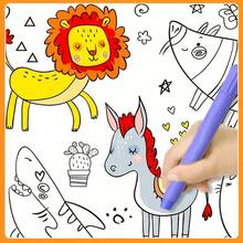 Kids Drawing Set - Extra Long Coloring Paper Roll - Cuttable, Suitable For Coloring And Painting, Perfect Gift For New Year, Halloween, Christmas - Multicolor - View 9