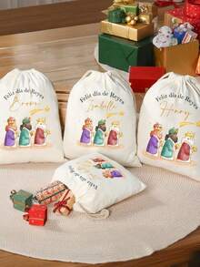 Sacchetto regalo personalizzato, sacchetto regalo personalizzato per l'Epifania, sacchetto regalo indispensabile, calendario festivo