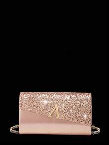 女士钻石首饰 闪耀奢华水钻首饰套装 闪耀项链 耳环 手链套装 闪光皱纹手提宴会包 V 型翻盖信封包 手提包 宴会包 钱包手提包 优雅手提宴会包 手提包 女士舞会手提包 女士新娘宴会包 舞会手提包 金属链条手提包 婚礼派对手提包 酒会婚礼 新款钱包宴会包 - 香檳色 - 查看 6