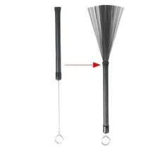 A Drum Brushes Retractable Wire Brushes Drums Drum Sticks Brush With Comfortable Rubber Handles