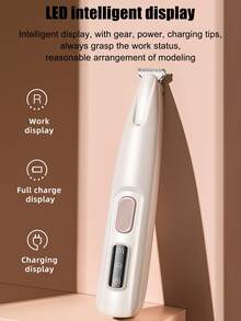 新款宠物美容套装：电动狗/猫指甲磨床，适用于小型宠物，包含带 LED 灯的指甲钳和爪子修剪器，USB 充电，由 2 节 AAA 电池供电（不包括） - 彩色 - 查看 11