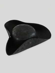 1pc PU Leather Windproof Sun-Shading Pirate Hat, Captains Hat, Suitable For Halloween Party, Masquerade Costume And Daily Wearing, Unisex - Funny Hats - View 13