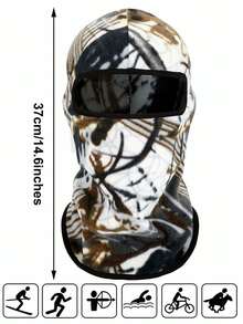 Cold Weather Balaclava Windproof Fleece Hood For Hunting Ski Full Face Mask