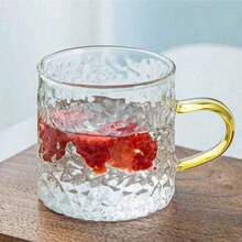 12/6/4/2pcs Set Hammered Heat-Resistant Glass Cups, Coffee Cups, Juice Cups, Tea Cups, Living Room Cups, Office Cups, Water Cups, Tea Sets, Suitable For Home, Office, Etc. - Multicolor - View 2