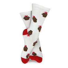 Valentine's Day Socks Women 6-Pair Pack - Heart Crew Socks For Women - Mother's Day Gifts - Women's Shoe Size 6-9 - Cotton - 如圖703 - 查看 6