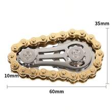Nuevo juguete antiestrés de giro de dedo con cadena de engranaje de rueda de coche creativa, regalo de Navidad ideal para adolescentes