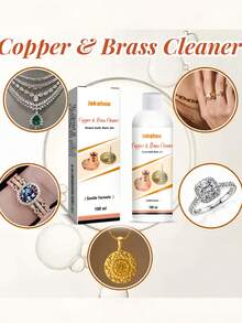 Jewelry Cleaner, Metal Jewelry Cleaning Liquid, Diamond Necklace Tarnish Remover, Silver Polish & Cleaner - Cleans, Shines, Polishes & Prevents Tarnish Main Ingredients