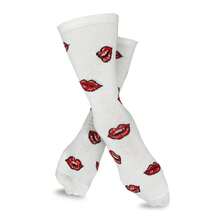 Valentine's Day Socks For Women 3-Pair Pack - Women's Crew Socks - Love Heart Pattern - Comfortable Cotton- Gift Idea For Her - 如圖707 - 查看 4