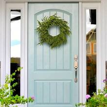 2 Pcs Christmas Norfolk Pine Garland, 6 Ft Dense Real Touch Pine Garland Ornament, Realistic Artificial Pines Greenery Garlands For Mantle, Table, Fireplace, Indoor, Outdoor Xmas Decoration - 綠色 - 查看 9