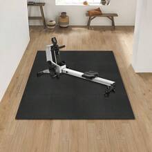 16 colchonetas de espuma para ejercicios, colchonetas para suelos de madera, baldosas de EVA con clip, para gimnasio en casa, colchoneta de yoga (30 cm x 30 cm) - Negro - Ver 1