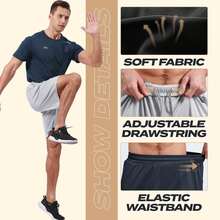 5 paquete de pantalones cortos deportivos para hombres - Pantalones cortos de baloncesto negros de secado rápido con bolsillos para hacer ejercicio, correr y actividades casuales - Negro + Gris oscuro + Zhang Qing + Gris claro + Azul real oscuro - Ver 2