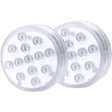 Submersible Led Lights, Submersible Waterproof RGB Change Remote Controlled Submersible Led Lights For Pond Pool Fountain Aquarium Vase Hot Tub Bathtub Fish Tank Party Halloween (4 Pack) - 4PACK + 1REMOTE - View 2