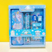 Sanrio Stationery Gift Set For Boys And Girls, Kuromi School Supplies For Elementary Students - Pencils, Erasers, Pencil Sharpener, (The Gift Box Design And Color May Vary Due To Different Production Batches)