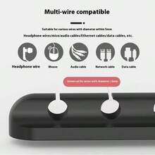 新款线缆夹，适用于耳机、充电线、鼠标等。简约多功能设计，背面自带粘胶，方便线缆管理，可整理 USB 线缆，也可作为办公桌、汽车、家庭和办公室的线缆固定器。 - 彩色 - 查看 3