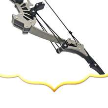 16.4-Inch Stainless Steel Mini Composite Bow, Small Arrows, Suitable For Beginner Archery Practice, Entertainment And Fun Gift, Mini Bow Archery Set,Compound Bow - Silver - View 5