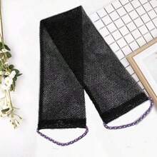 1pc/2pcs African Nylon Exfoliating Bath Towel, Soft And Scrub, Nylon Bath Towel For Exfoliating And Bubble Foaming, Bathroom Accessories Back To School-Halloween Gift