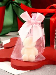 Bougies ours, décorations de Noël, décoration créative pour chambre à coucher, décoration de salon, bougies parfumées pour la Saint-Valentin, idéales pour la décoration de Noël, de fête, de fête, les dîners aux chandelles, la création d'ambiances intérieures, les mariages, la décoration de table et les salles de réception. La Saint-Valentin répond à la fois à un besoin de signification rituelle et de sentiment de sécurité. Cadeaux de Noël.