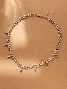 Gargantilla decorada con tachuelas de estilo punk, collar de moda para fiestas, decoración de ropa diaria, joyería a juego y exquisita para regalo de cumpleaños