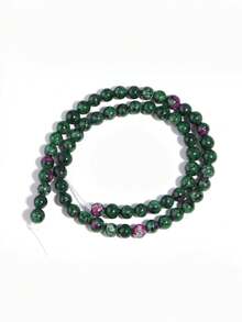 1 hebra de cuentas de piedras naturales Auratus, jade birmano, cristal de sandía, cuentas sueltas de piedras preciosas de curación de energía para hacer joyas, pulseras y collares DIY