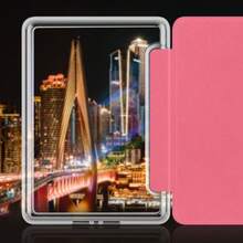 For Kindle Paperwhite 12th Gen 7 Inch 2024 Colorsoft E-Reader Case Smart Cover SA568B SA569P Hand Support Acrylic Protective Shell Auto Wake/Sleep Folio Cover