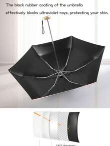 مظلة صغيرة قابلة للطي، مظلة سفر صغيرة مقاومة للماء محمولة، مظلة سفر صغيرة، مظلة متعددة الأغراض صغيرة وقابلة للطي للشمس والمطر (للتنزه/الجيب)، مظلة سفر صغيرة صفراء، مظلة صغيرة محمولة للحماية من الأشعة فوق البنفسجية، ملابس واقية من المطر محمولة للسفر اليومي والأنشطة الخارجية في الأيام الممطرة والشمسية