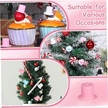 Blaue, rosa, schwarze Acrylhüte, Perlen & Perlenauswahl, Weinflaschen, Weihnachtsbaum-Puppen, Schneemann-Dekorationen, verwendet für DIY Schneemann-Zylinder, Weihnachtsfeiern, Geburtstagsfeiern, Hochzeiten, Familienfeiern, Weihnachten, Thanksgiving, Halloween, Weihnachtsabend-Dekorationsaccessoires