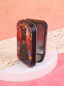 1 Piece Of SMT Tinplate Storage Box, Tobacco Box, Multifunctional Desktop Storage Box