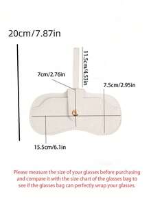 1pc Foldable Sunglasses Case, Eyeglasses Storage Box, Unisex Travel Glasses Case