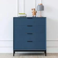 1 Roll Home Decor Stick Wallpaper Roll, Waterproof Vinyl Contact Paper For Living Room Wall Sticker Cabinets Kitchen Decor - Blue - View 15