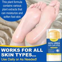 Xioimy 60% Urea Multi-Purpose Foot Cream - Tea Tree Anti-Crack Moisturizing, Natural Ingredient Formula, Nourishing Skin, Suitable For Extremely Dry Cracked Heels (A Moisturizing Cream That Can Be Used On Hands, Elbows, And Feet)