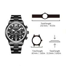 FILA Reloj cronógrafo deportivo de cuarzo FILA - Esfera redonda con marcas de cuarto audaces, pulsera de acero inoxidable - Elegante y diseñado para estilos de vida activos y como regalo