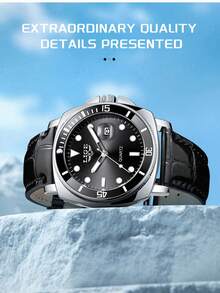 LIGE High-End Luxury Brand Watches Waterproof, Luminous Quartz Watch, Calendar Precision Hour Watch Stainless Steel Strap