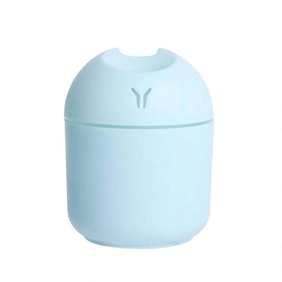 USB Air Humidifier Portable LED Lamp Mini Atomization Diffuser Car Purifier Aroma Anion Mist Maker With LED Night Light - Blue - View 1