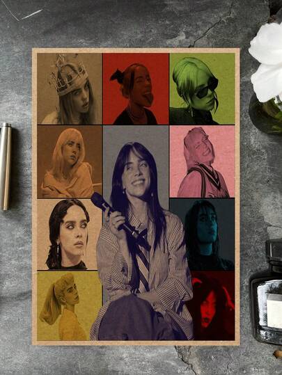 "Inspiring Ambiance" Vintage-Inspired Art Poster - Unframed, Perfect For Living Room, Bedroom, Dorm Decor Ideal Gift For Music Fans