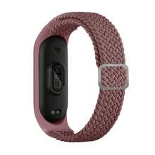 适用于小米 Mi Band 10/9/8/7/6/5/4/3 的尼龙表带，柔软编织尼龙 Solo Sport 替换表带，适用于小米 Mi Band 7/6/5/4/3 健身追踪器 - Mi 樂隊 3/4/5/6/7 - 查看 24